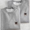 Sudadera-gris-Chihuahua Sudadera gris con perro Chihuahua