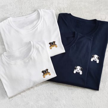 Camisetas personalizadas con la carita de tu perro