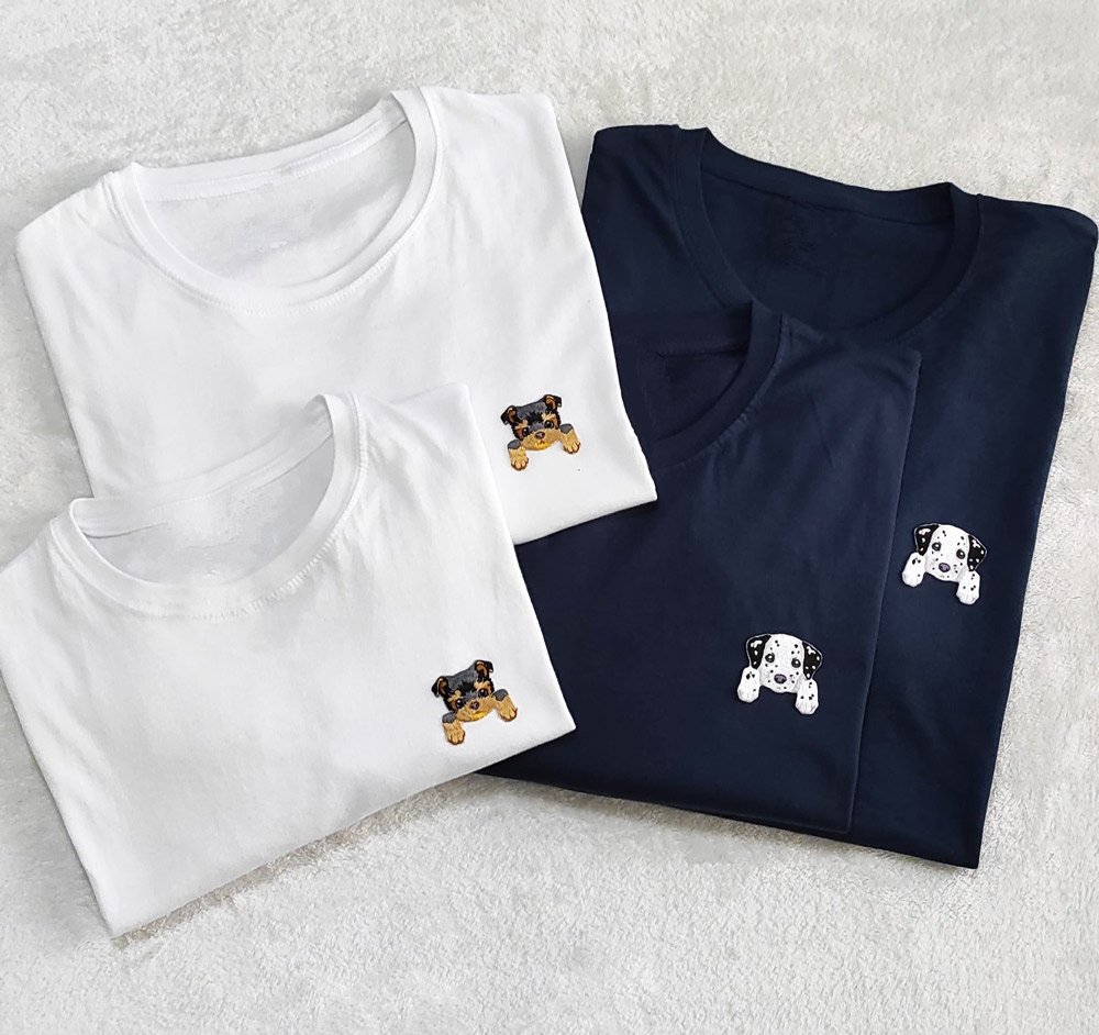 camisetas Camisetas personalizadas con la carita de tu perro